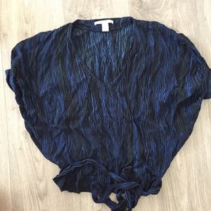 DVF Diane von Furstenberg wrap blouse